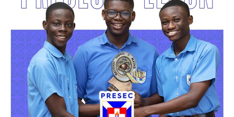PRESEC-Legon na wodzii kan wɔ 2022 NSMQ mu: hɔn mpɛm esuon do nye yi.