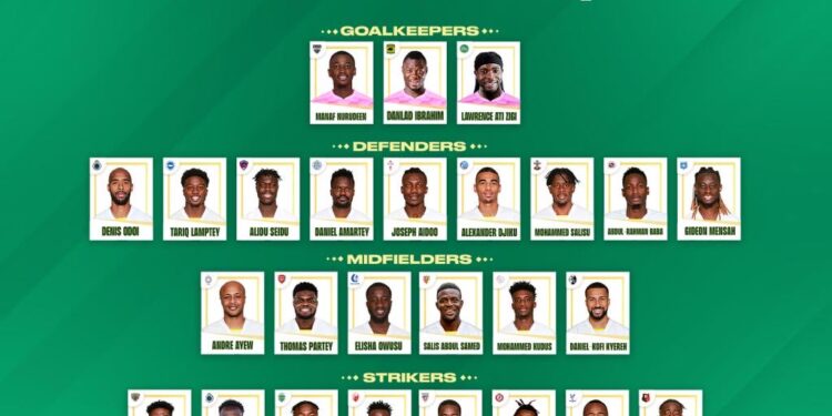 Black Stars mberantsɛ eduonu esia (26) a woenya kwan rikesi  akan wɔ Qatar Wiadze Bɔɔlbɔ Baatan Akansi no bi