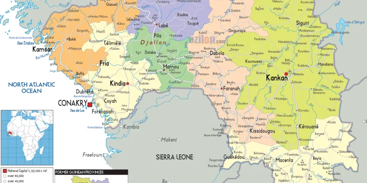 Guinea: Akwankyerɛfo ekukudam wɔ Ebibiman ne fahodzi mu.