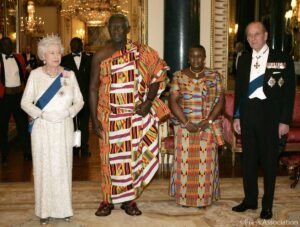 Queen Elizabeth with Kufour